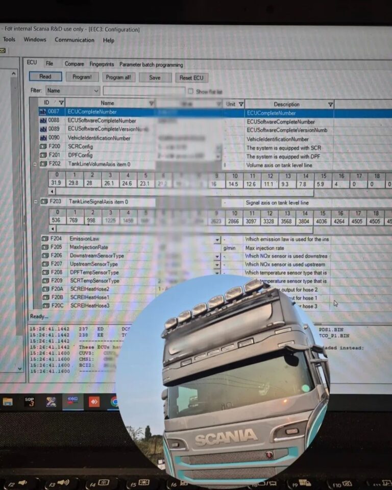 Scania EMS 8430 Fault Code